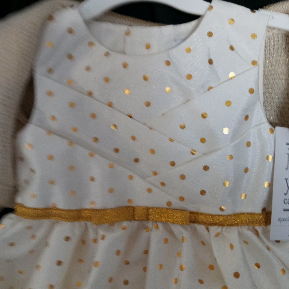 Girls dress matching set